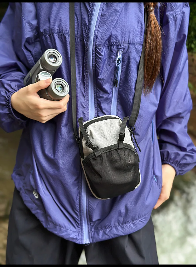 Dyneema Wasserflaschenhalter-Tasche mit Handyfach und Schnellverstellgurt, Wasserdichtes 420D Nylon für Radfahren, Wandern und Camping-Essentials – Detail 16