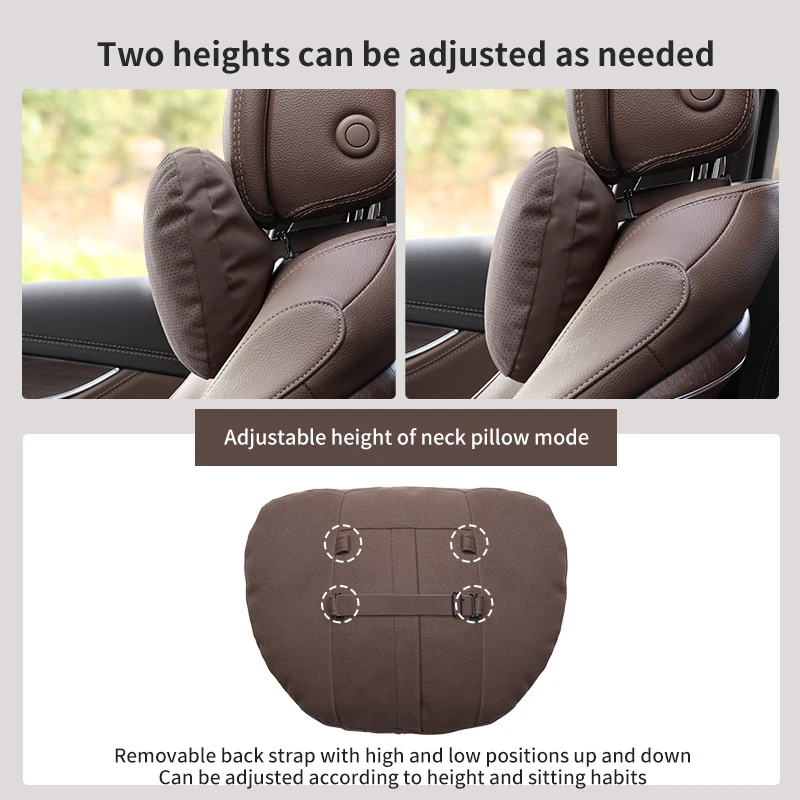 Car Headrest Neck Support Seat Soft Neck Pillow Breathable For M Performance BMW F20 F40 F22 F30 E90 F32 F10 F06 F07 F46 M3 M5