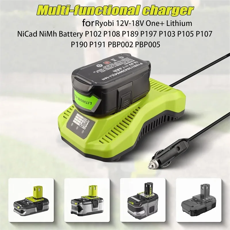 Power Supply Ryobi Lithium 12v Battery RYOBI ONE Plus 18-Volt 120