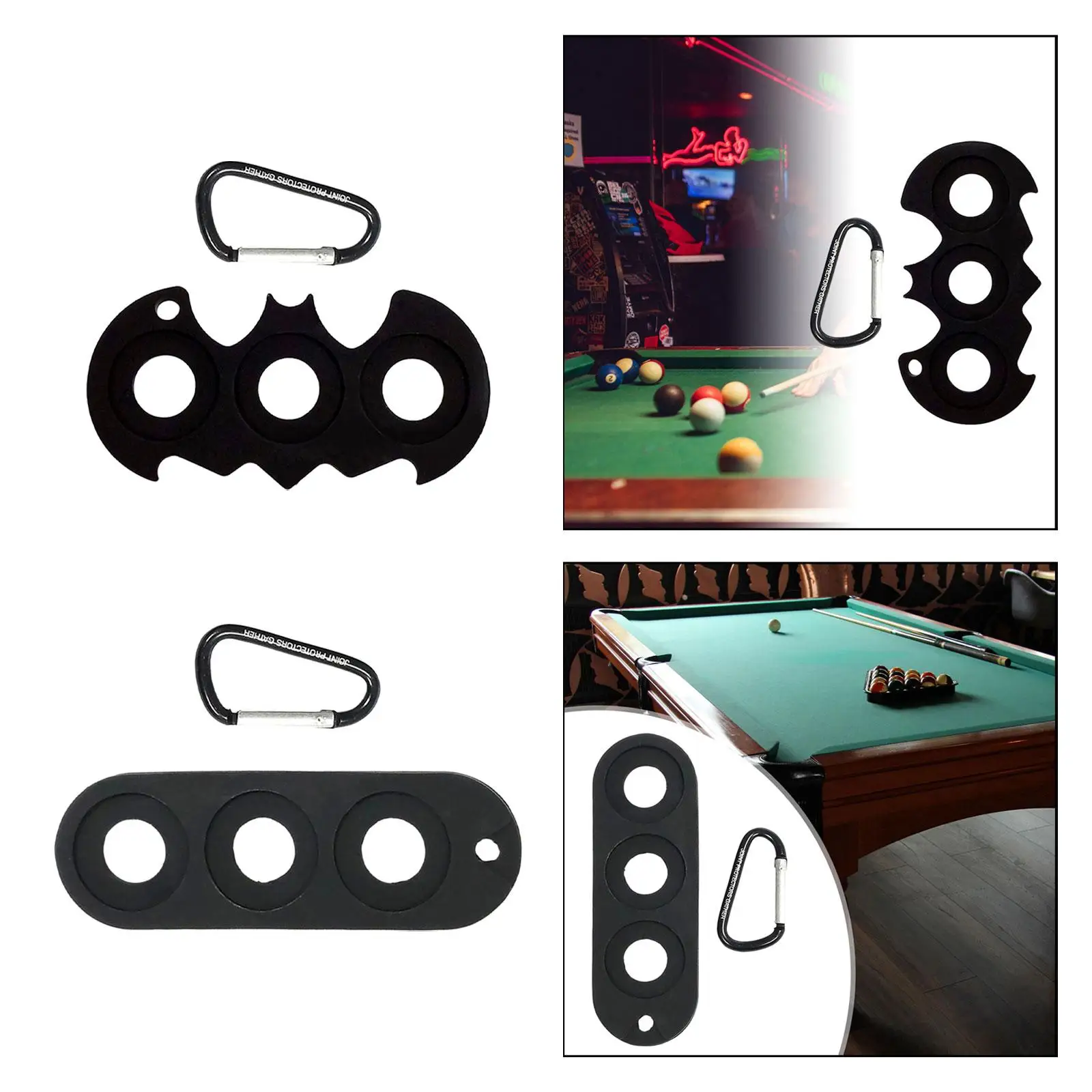 Pool Cue Joint Thread Protector Holder Soft Snooker Protective Caps Holder