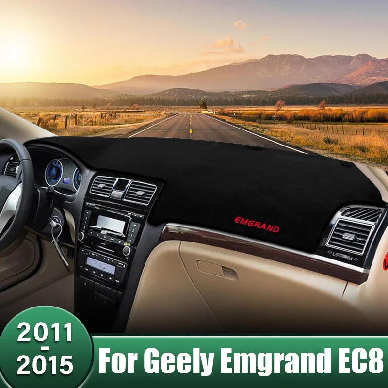 

Car Dashboard Cover Avoid Light Pads Sun Shade Anti-UV Mats Non-Slip Case For Geely Emgrand EC8 EC820 2011 2012 2013 2014 2015