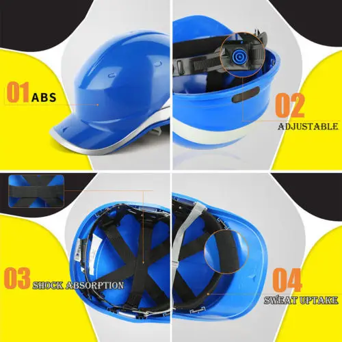 Diamond V Hard Hat Safety Helmet High Hi Vis Baseball Reversible Sticker Hat