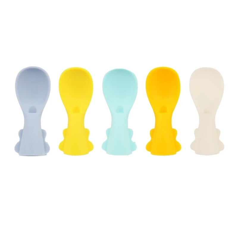 Upgrades Baby Puree pouches Spoon Toppers Baby pouches Spoon Attachments Infant Attachment for Food Pouches,