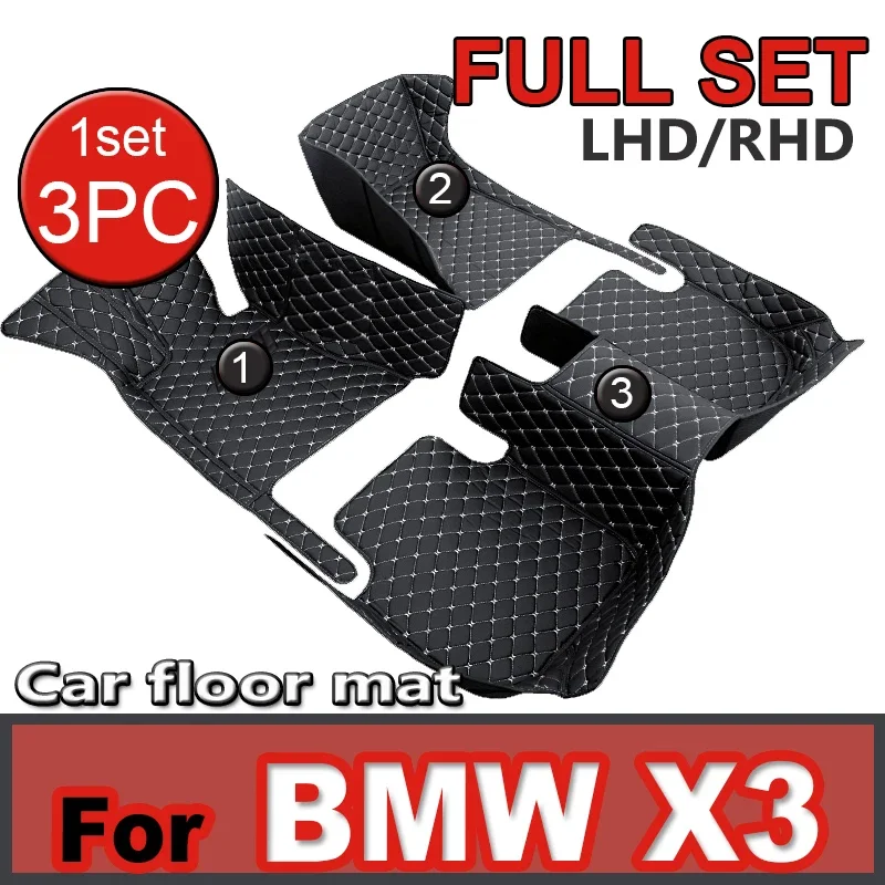 

Автомобильные коврики для BMW X3 F25 MK2 2011 ~ 2014, кожаный роскошный коврик, Защитные чехлы для детской комнаты, ковер, автомобильные аксессуары, интерьерные части