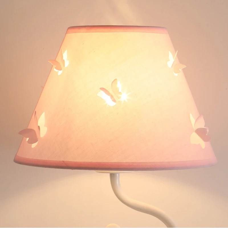 Children's Room Table Lamps Cute Pink Rabbit Light Modern Warm Romantic Princess Room Decor Girl Bedroom Bedside Table Lights 5