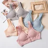 Anti-Sagging Cotton Maternity & Nursing Bra - Thin and Elastic, Push-up, Suitable for Feeding and Pregnancy, Wirefree 2