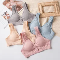 Anti-Sagging Cotton Maternity & Nursing Bra - Thin and Elastic, Push-up, Suitable for Feeding and Pregnancy, Wirefree 2