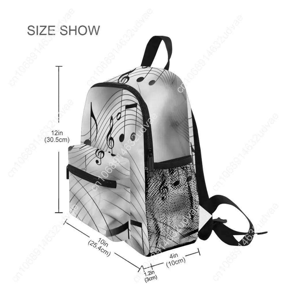 Piano Children School Bags For Kids Bagpack Teenager Girls Book Bags Music Note Girls Primary Kindergarten Preschool School Bag