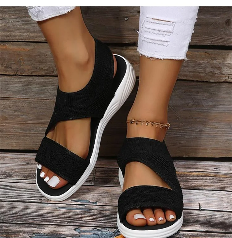 Women Shoes Sandals Summer Fashion Open Toe Walking Shoes Thick bottom Ladies Shoes Comfortable Sandals Platform Sexy Footwear