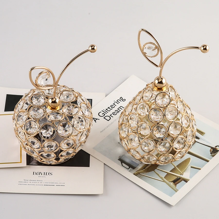 Gold Crystal Pineapple Decorative Ornament 3