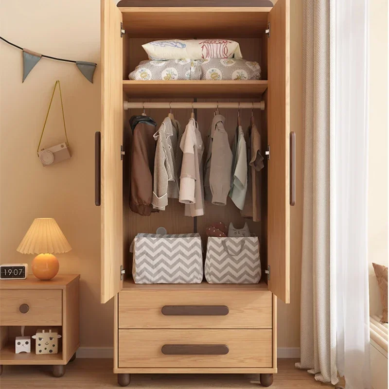 Nordic Child Organizer Wardrobe Storage Drawer Wood Kawaii Bedroom Wardrobe Clothes Apartment Roupeiro De Quarto House Furniture 4