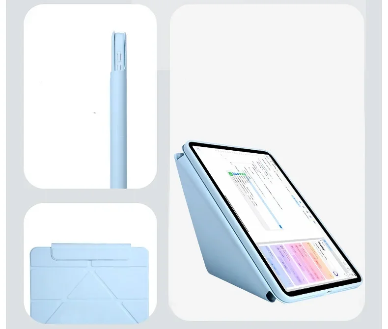 Magnetic PU Leather Fold Stand Cover