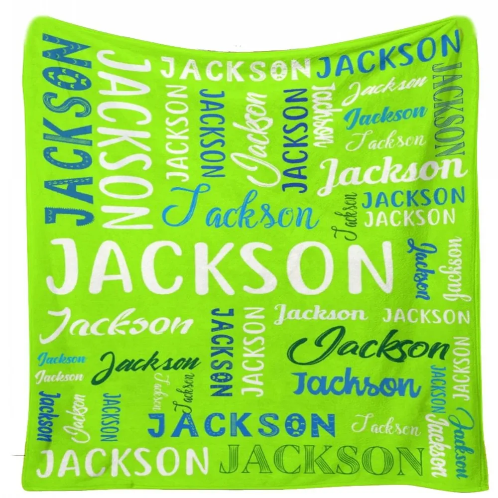 Personalized Fleece Throw Blankets 5