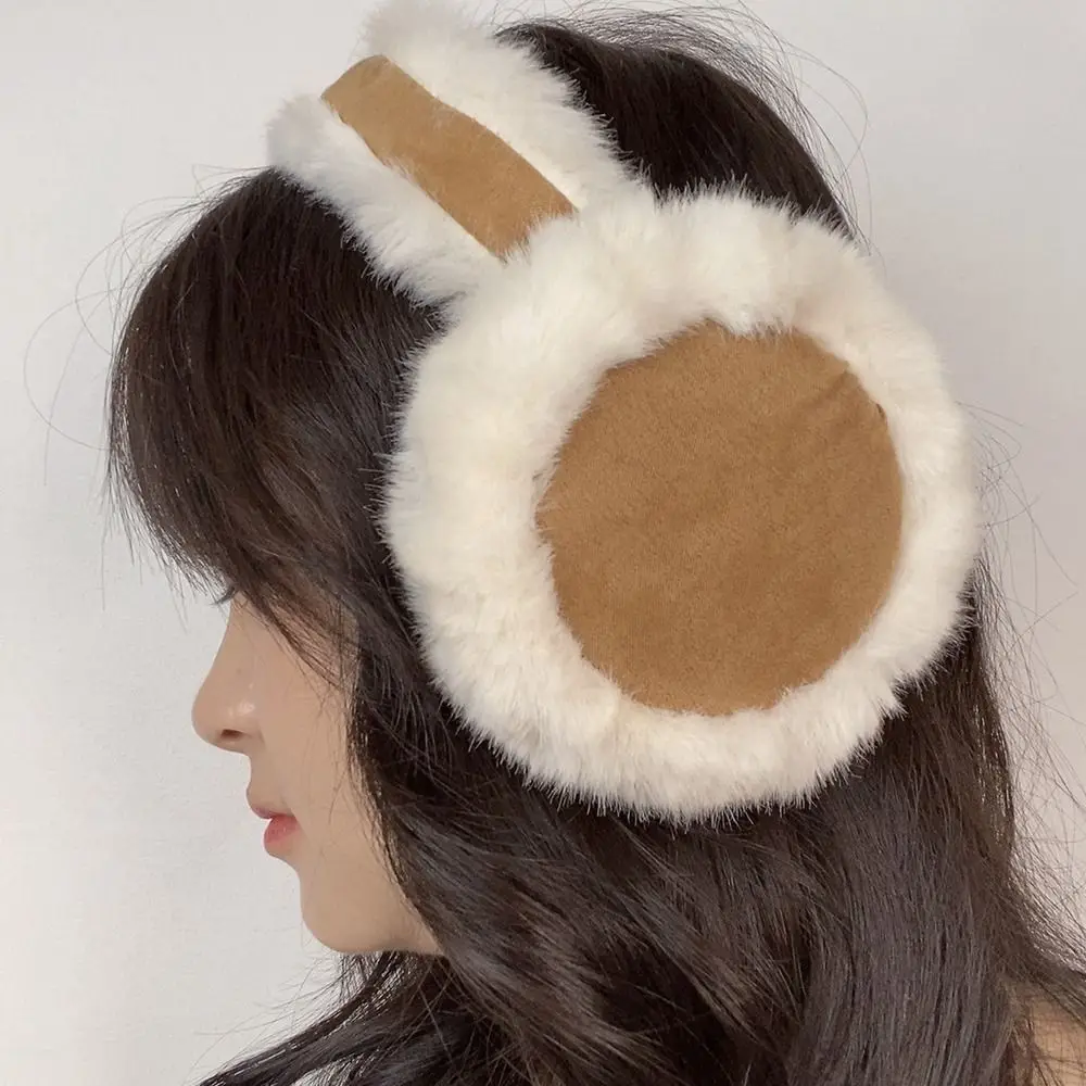 Ear Cap Plush Earmuffs Cute Folding Thicken Winter Earmuffs Keep Warmer Ear Warmers Foldable Ear Cover Men