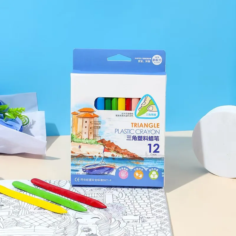 36 Colors Wax Crayon Do not Dirty Hands Washable Crayons Drawing Painting Crayon Sticks Colored Wax Crayons Art Supply
