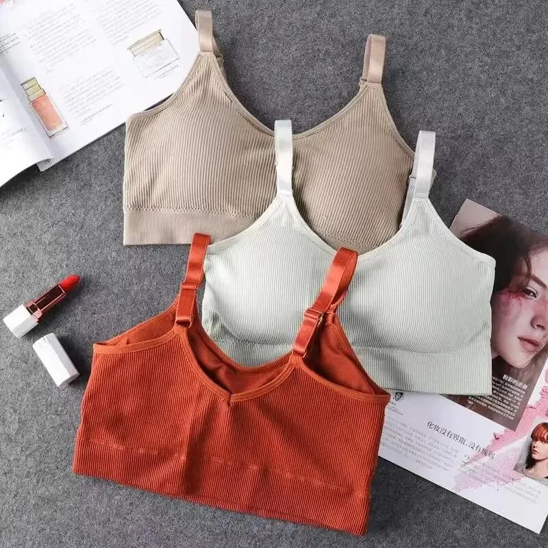 Women Seamless Brassiere Bra Full Cup Breathable Bralette Wire Free Comfort Sleep Bra Running Fitness Top Sport Top sports bra