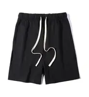 DIY LOGO Custom Fashion Style 100% Cotton Hip Hop Streetwear Fashion Shorts Man Summer Beach Running Shorts Men'S Street 2