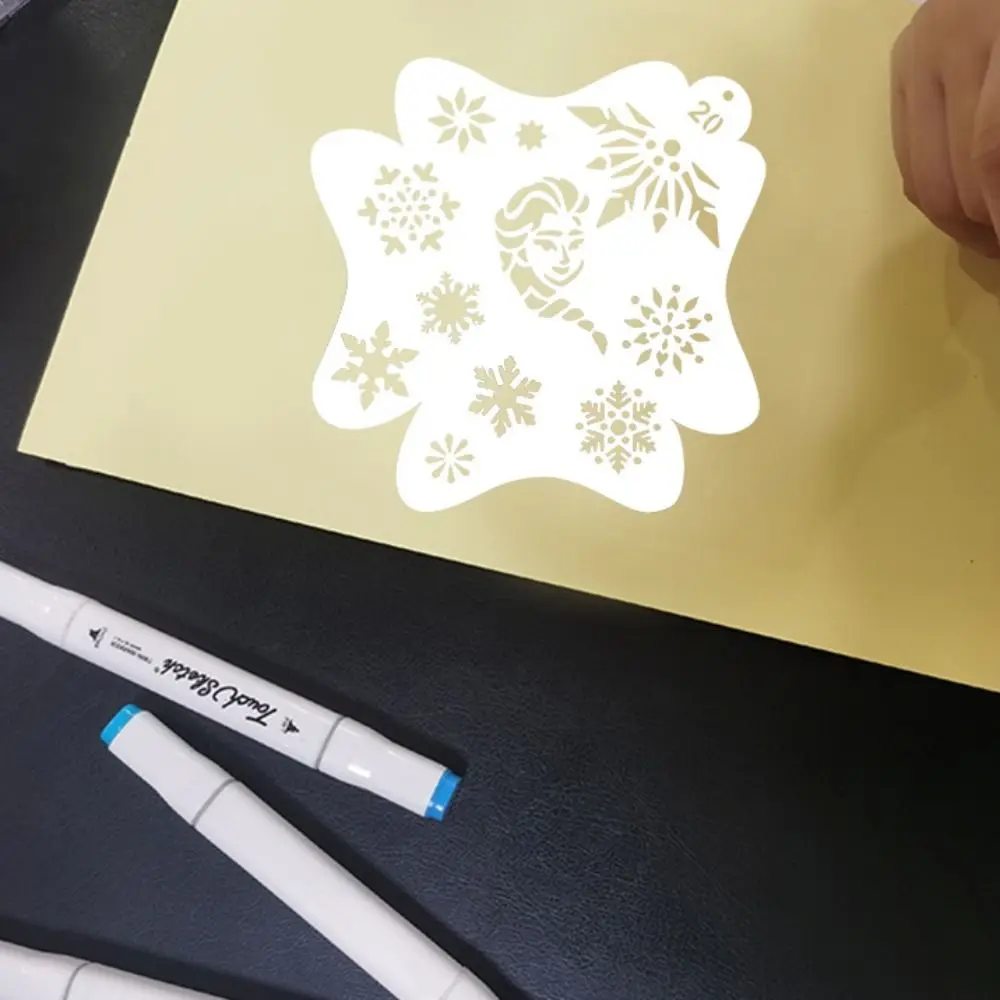 10PCS NEW Plastics Body Painting Template Reusable Face Art Temporary Tattoos Paint Template Birthday Party