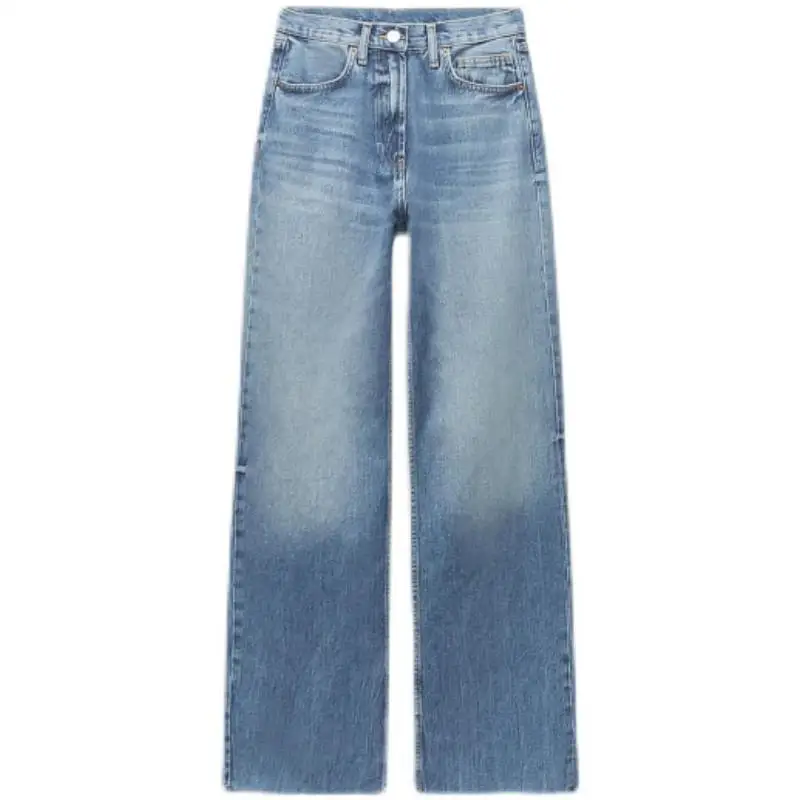 

Womens Jeans Spring/Summer New Versatile High Waist Casual Wide Leg Pants for Women