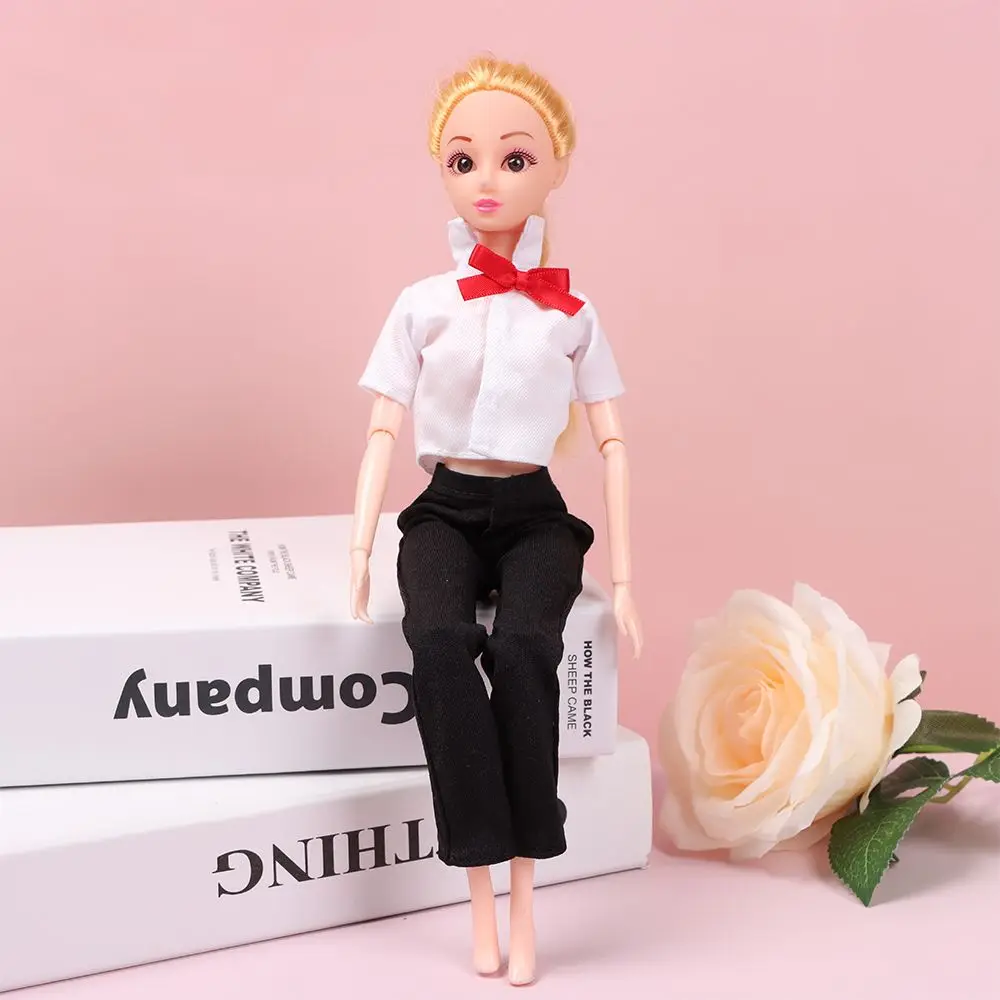 Multistyles Handgemachte Puppe Mini T-shirt Röcke Navy Stil Kleidung für 1/6 Bjd Puppe Lässig Trägt Kleider DIY Geschenk Puppe Zubehör – Detail 12