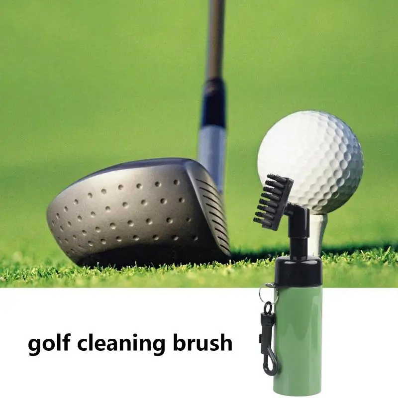 Przenośna szczotka do czyszczenia Groove kijów golfowych szczotka do czyszczenia golfa z butelką wody samodzielna pędzel wodny czyste narzędzie