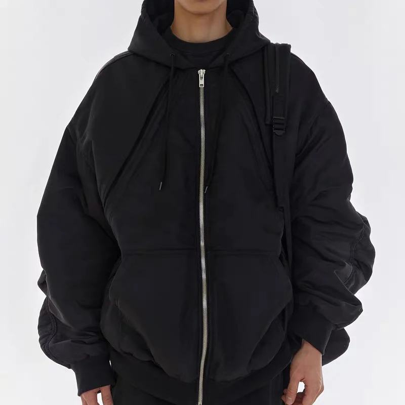 Far Archive 23ss Nylon Profile Hood Bomber jacket Functional 