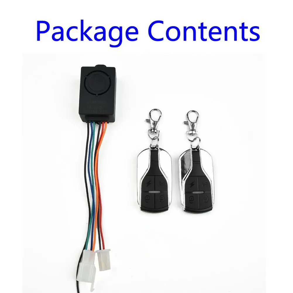 Ebike Alarm Control Box Smart Induction Wireless Remote Control Modified Electric Car Alarm E-Bike Keyless Alarm 36-72V Accessor