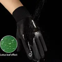 Black Winter Warm Full Fingers Waterproof Cycling Outdoor Sports Running Motorcycle Ski Touch Screen Fleece Gloves Snow Gloves 5