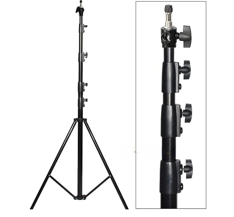 5m professional film light stand heightened aluminum alloy thickened tube air cushion flash light holder