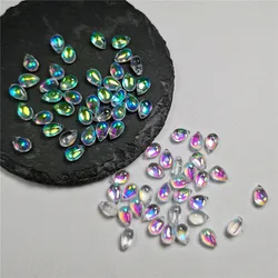 Gradient Water Drop Czech Glass Beads for DIY Jewelry & Craft Accessories (30 Pieces) (4)