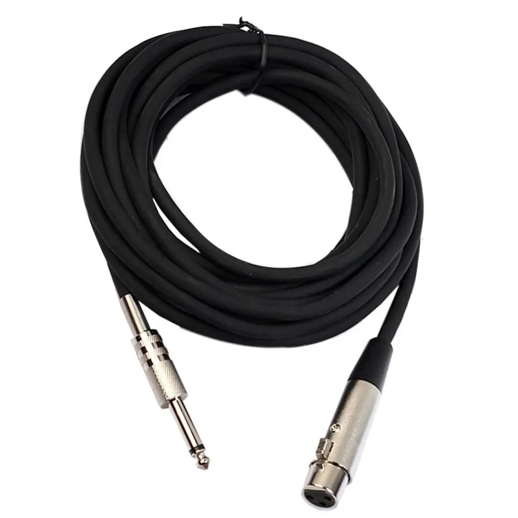 5m/7.6m/10m 6.35mm Jack to XLR Cable Male to Female Professional Audio Cable for Microphones Speakers Consoles Amplifier hifi audio cable mini jack 3 5mm to 2 xlr 3 pin for pc headphone amp mp3 mixing console dual xlr to 3 5 cable 0 5m 1m 2m 3m 5m