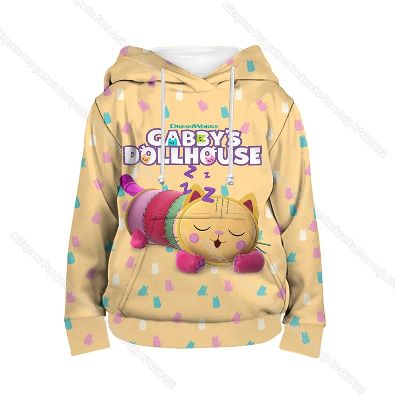 Anime Gabby et la maison magique Bébé Boîte Chat Boneca Sweat Enfants Fille  Garçon Casual Coton Imprimer Hoodies Toddlder Vêtements Gabbys Dollhouse  Costume de Cosplay - AliExpress