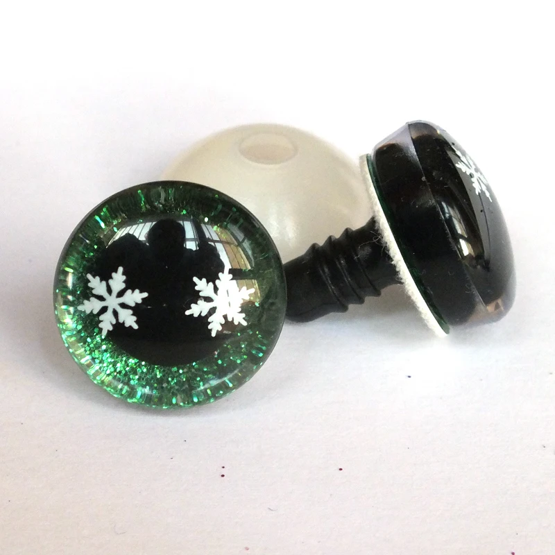 Brinquedos de pelúcia DIY, Acessórios para Natal, Glitter, 12-30mm