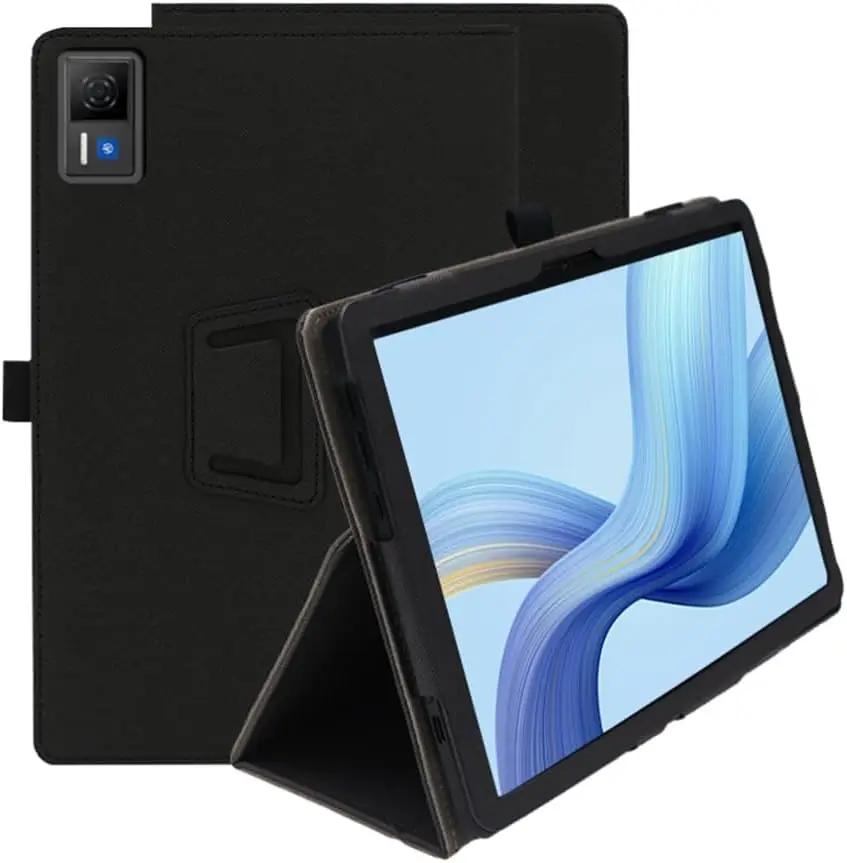 PU Leather Tablet Cover with Stylus Pen Loop Holder