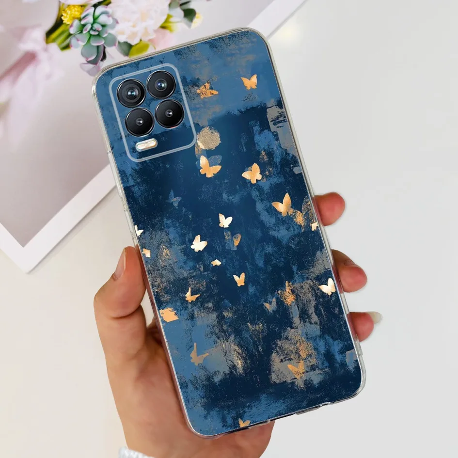 Fashion Flower Love Heart Soft Silicone Clear Phone Case Cover