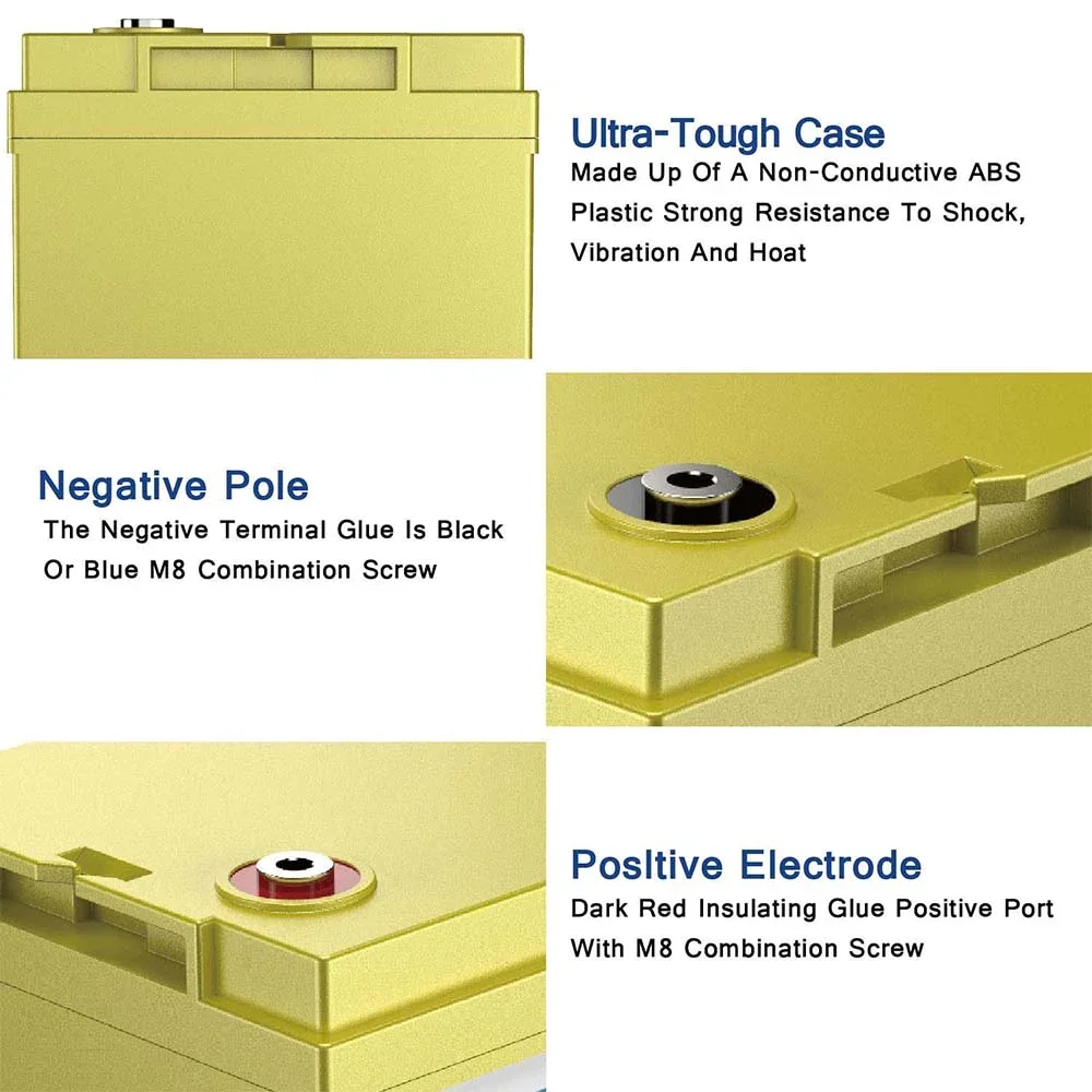 lifepo4 lithium iron phosphate battery energy storage 12v 100ah lifepo4 golf cart battery