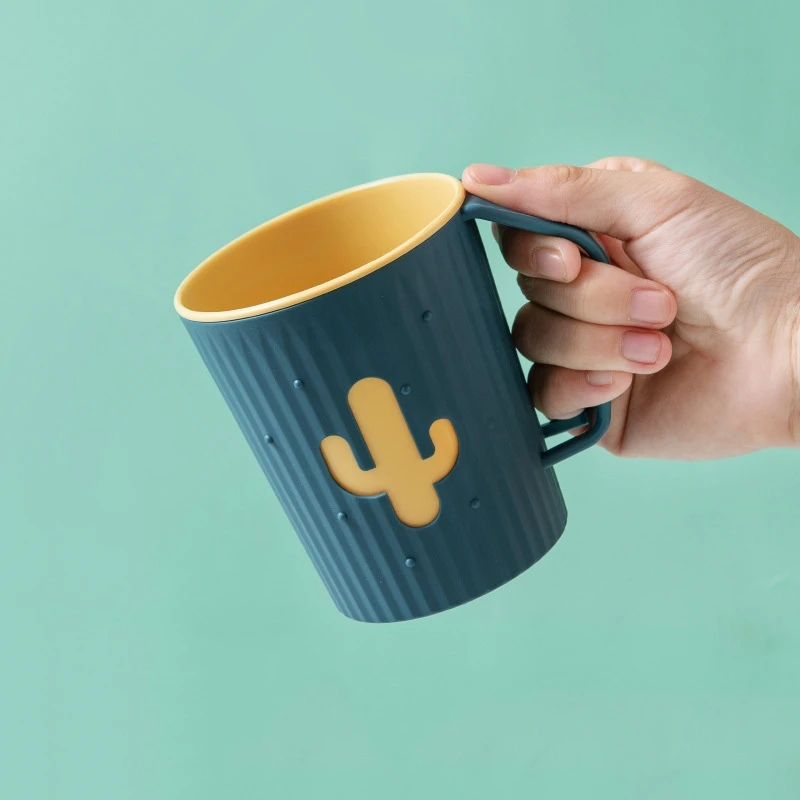 Portable Double Layer Toothbrush Cup For Couples Elegant Tumbler_voghion.com