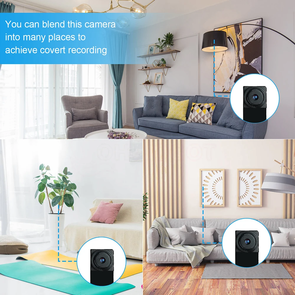 Description Picture 6 of itemMini Camera HD 4K 1080P Wifi IP Micro Camcorde Portable Wireless Module Video Recorde Support Remote View P2P Camera