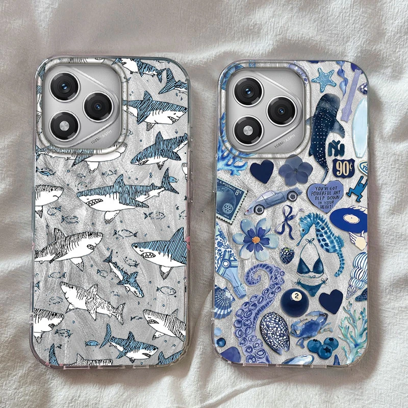 Seashell Starfish Shark Ocean-Inspired Phone Case Cover