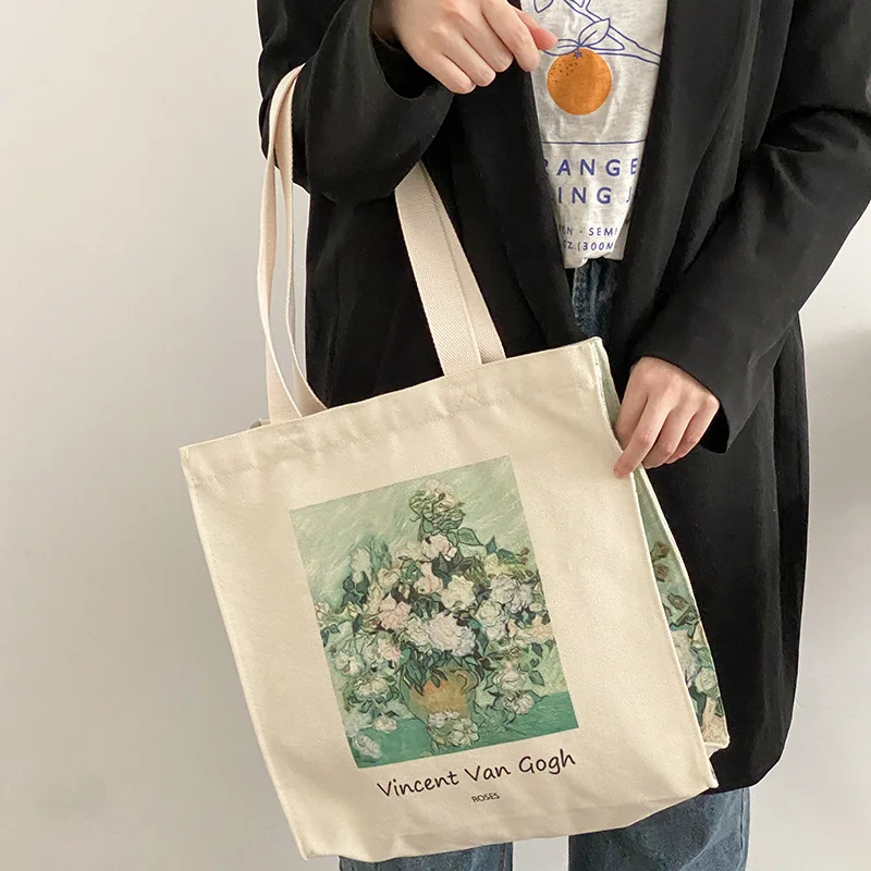 Van Gogh White Rose - Tote Bag