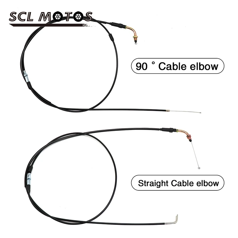 SCL MOTOS Motorcycle Throttle Cable Scooter Accelerator Cables GY6