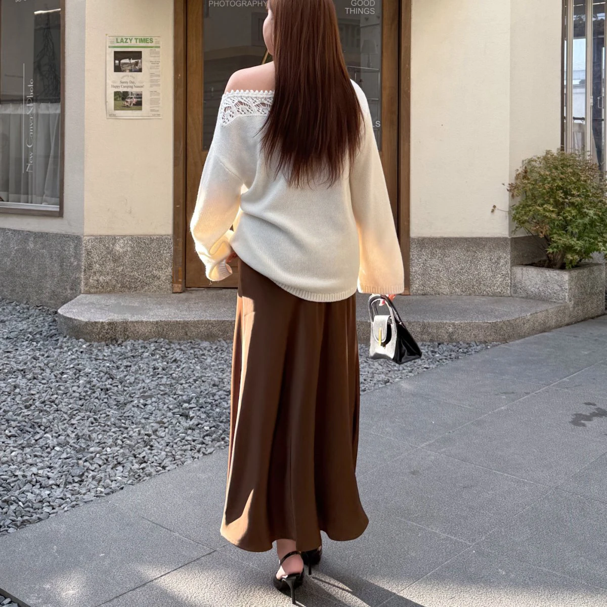 Fashion Plus Size Women Sweater Premium Hollow Out Crocheted Off Shoulder Loose Wool Knitted Autumn Winter Retro Pullover 9297