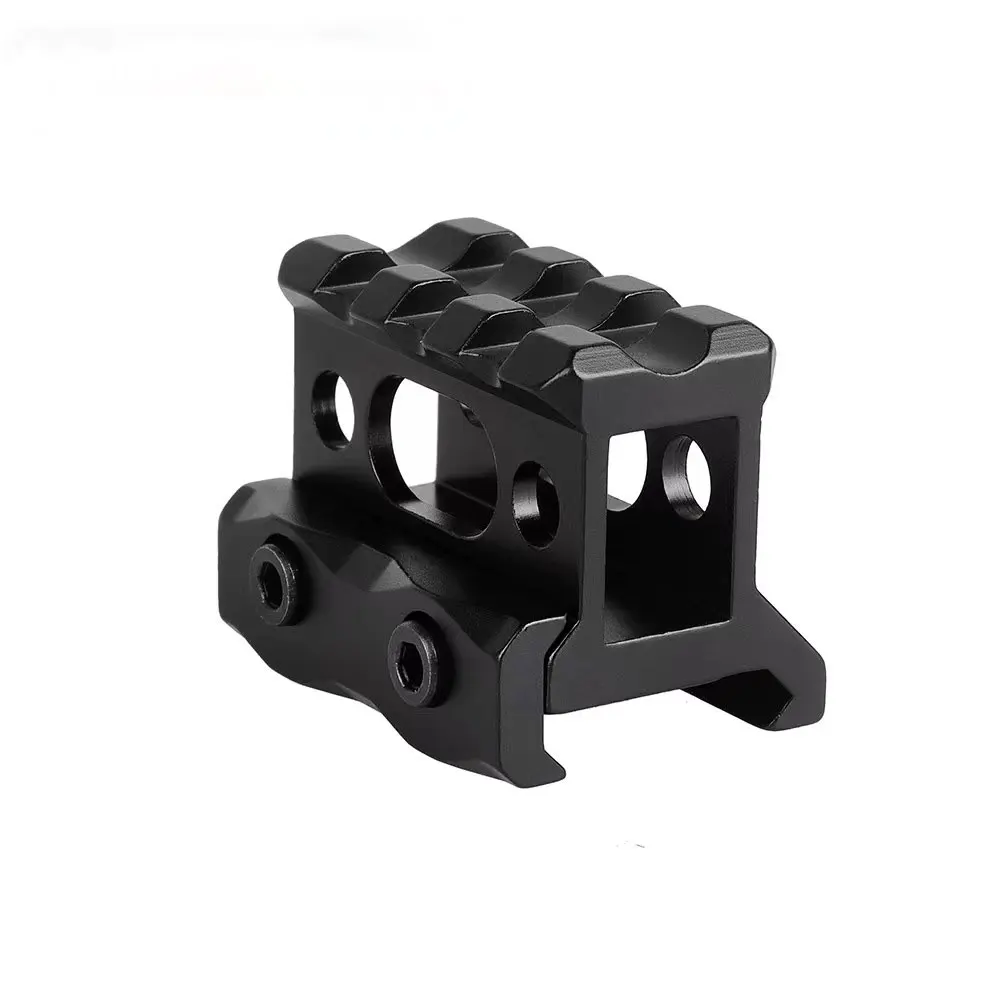 Riser Mount 1" Height Picatinny Short Riser Mount Aluminum Alloy Scope Base 20mm Picatinny Rail