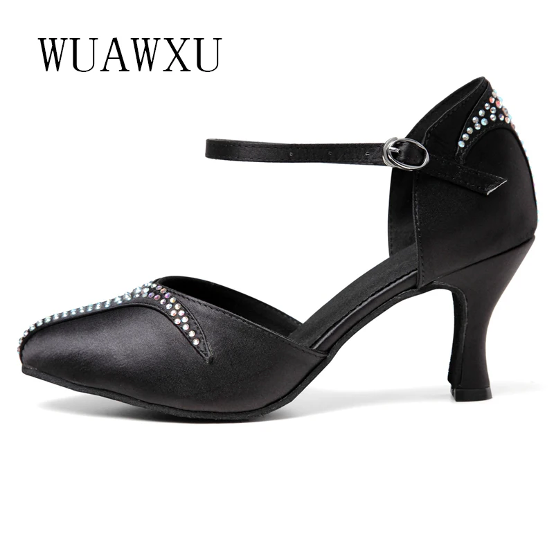 NATASHA Dance Shoes Soft soled Black Latin Dance Shoes Professional Latin Dance Shoes Modern Dance Shoes Women's Hot Selling Dan