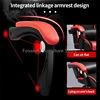 Adjustable Height Comfort Gamer Desk Chairs Home Gaming Chair with Headrest and Waistrest Recliner Office Computer Swivel Chair 4