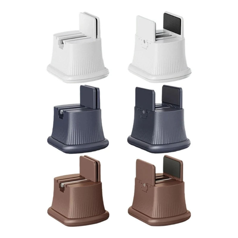Packung mit 4 drehbaren Möbelbeinpolstern mit Kugellager für sanfte 360-Grad-Drehung und Höhenschutz B03E – Detail 1