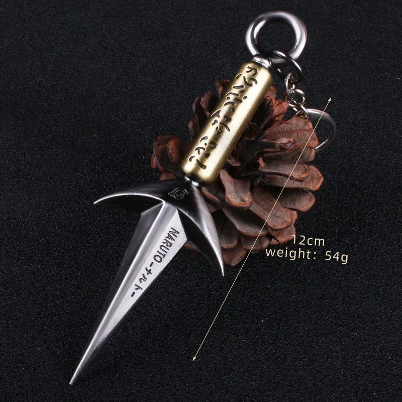 12CM NARUT The Art of Fly Raytheon Kunai Anime Peripheral Yellow Flash Namikaze Minato Model Peripherals Action Figure Gift Toy 3