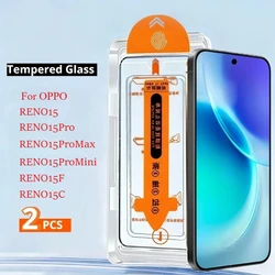 Premium Tempered Glass Screen Protector - Easy Install, Auto - Dust Resistant, 2 - Pack for 2 Pcs
