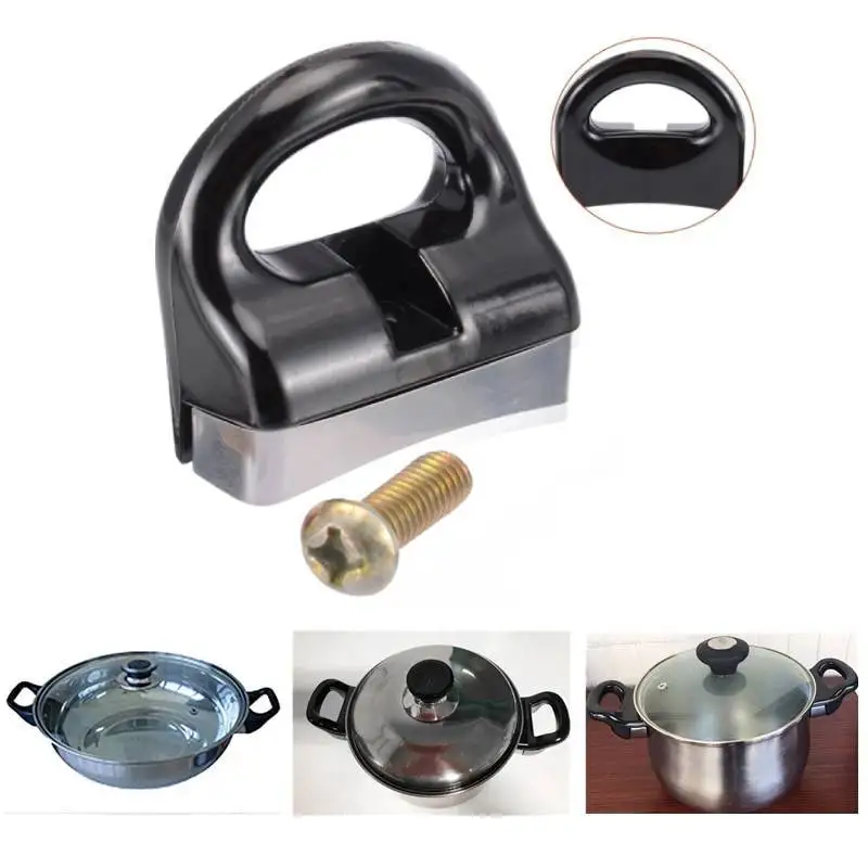 Description Picture 2 of itemShort Side Handle Grip Replacement Pot Handles with Screw Universal Pressure Pan Cooker Ear for Kitchen Cooker Steamer Sauce Pot