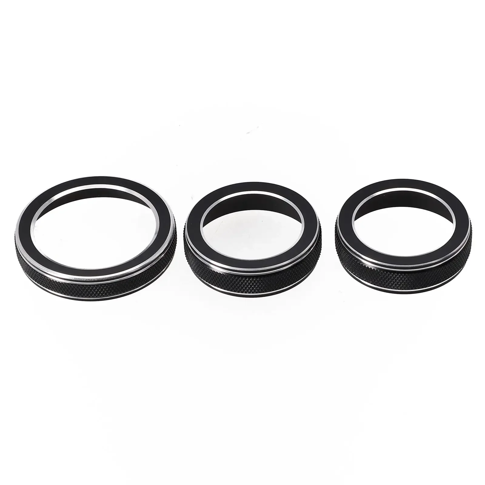 

A/C Radio Switch Trim Ring Knob Cover For Jeep 2014-2021 AC Radio Switch Decorative Ring Knob Cover Replacement